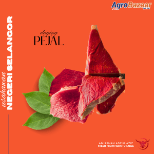 [LEMBU] DAGING PEJAL 1kg