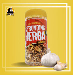 MAKTON SNEK DIET : BAWANG PUTIH GORENG CRUNCHY 160g