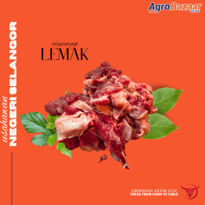 [LEMBU] CINCANG LEMAK/ TETEL 1kg