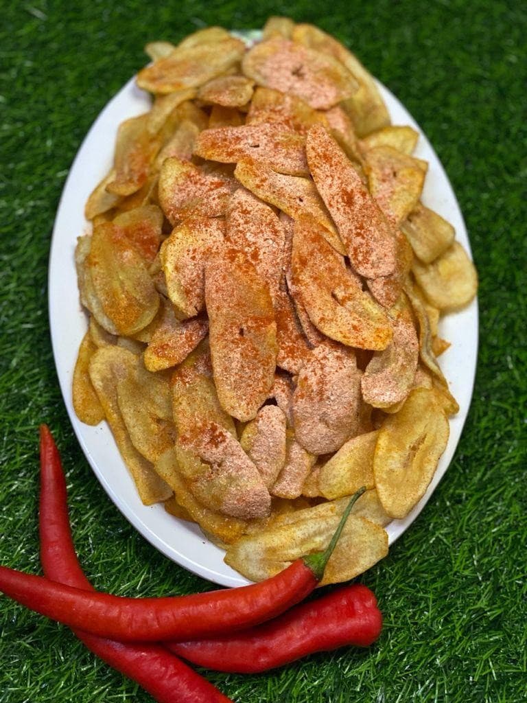 Kerepek Pisang Crunchy Banana (Perisa Cheesy Manis Pedas Lemak)