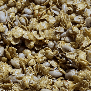 Kacang cornflakes pedas