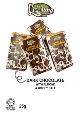 Dark chocolate Bar 25g - Thumbnail 2