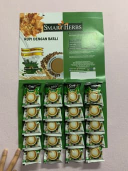 Kopi Barli Smart Herbs Papan [Pracampur Barli 20 Sachets] - Thumbnail 1