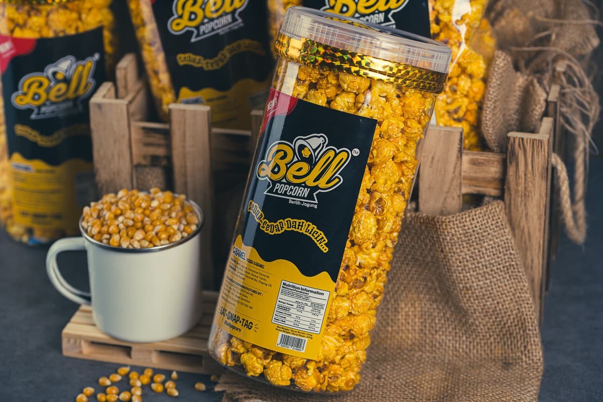 BELL POPCORN CARAMEL (MEDIO) - Image 1