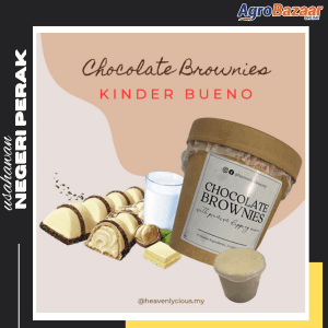 Heavenlycious.my Brownies in Tub with Dipping Sauce - Bueno - Image 1