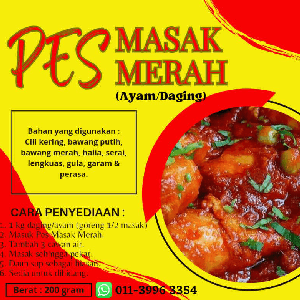 Pes Masak Merah - Image 1