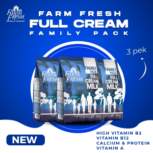 Fullcream Milk Farm Fresh Family Pack (Powder) 800g X 3 pack - Image 1