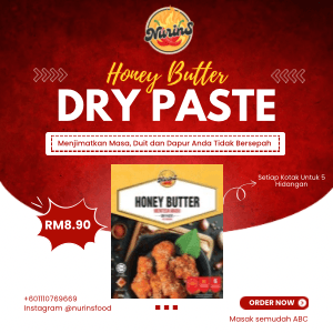 Pes Kering Honey Butter Nurins 50g - Image 1