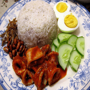 NASI LEMAK BASMATHI SAMBAL SOTONG - Image 1