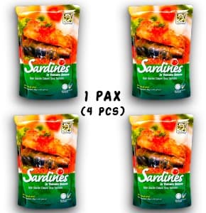 (4 PCS) SARDIN DALAM SOS TOMATO (425g)