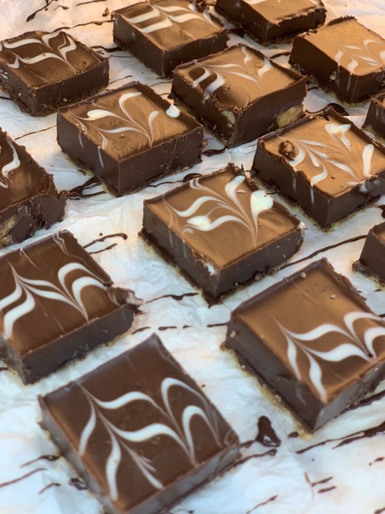 Biskut Raya Chocolate Marble Shortbread - Image 1