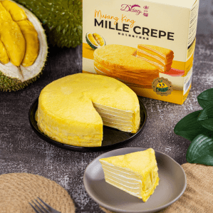 Musang King Mille Crepe Cake 700g - Image 1