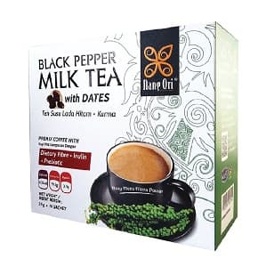 TEH  LADA HITAM + kURMA / NANG ORI BLACK PEPPER MILK TEA WITH DATES 250g - Image 1