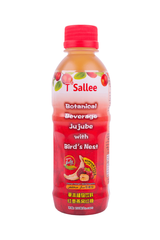 MINUMAN SARANG BURUNG KURMA MERAH/ JUJUBE WITH BIRD'S NEST DRINK [LOW SUGAR] 250ml - Image 1