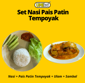 Self Pick Up - Set Pais Patin Tempoyak UMIkoi - D