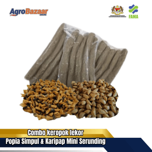 Combo keropok lekor Popia Simpul & Karipap Mini Serunding - Image 1