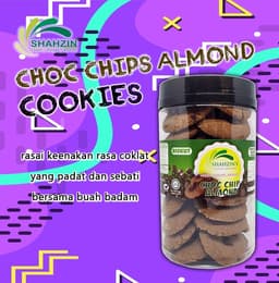 CHOC CHIP ALMOND COOKIES - Thumbnail 2