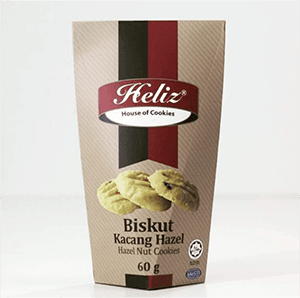 Heliz Hazelnut Cookies 60g - Image 1