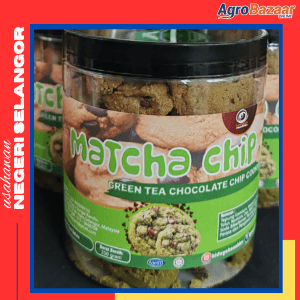 HIDAYAH COOKIES MATCHA CHOCOLATE CHIP COOKIES / BISKUT TEH HIJAU COKLAT CIP - Image 1