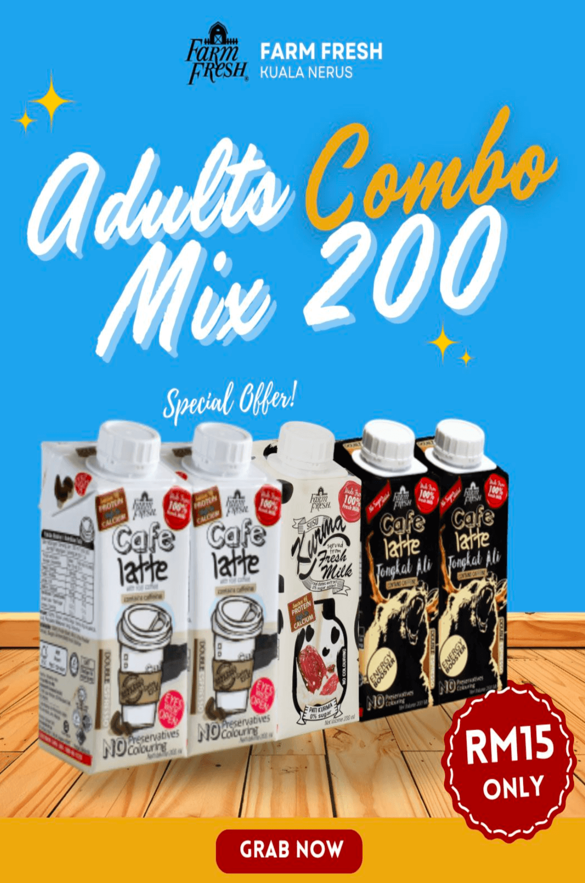 UHT Adult Combo Mix 125ml & 200ml