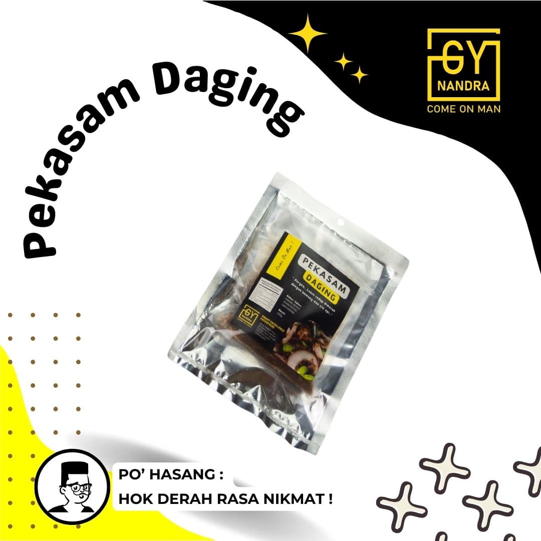 Pekasam Daging : PO' HASANG Asli KEMAMAN Terengganu