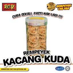 Rempeyek Che Yah Original Kacang Kuda Rempeyek Asli - Thumbnail 1