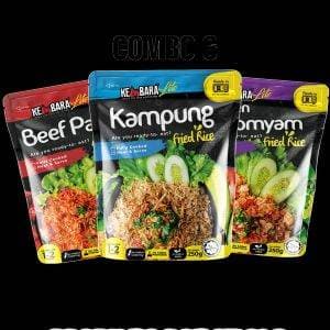 KOMBO NASI GORENG KEMBARA(KAMPUNG,DAGING,TOMYAM) - Image 1