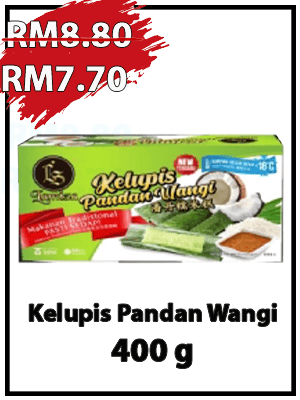 kelupis miza pandan wangi