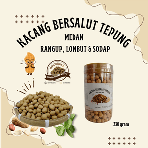 KACANG BERSALUT TEPUNG (ATOM) - 230gm