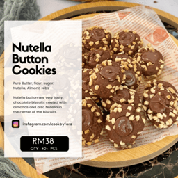 NUTELLA BUTTON COOKIES - Thumbnail 1
