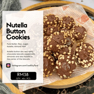NUTELLA BUTTON COOKIES