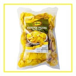 300g Kerepek Pisang Tanduk Asli Original Homemade Halal Produk Muslim Murah Sedap dan Rangup Produk IKS NEQROSE - Thumbnail 1