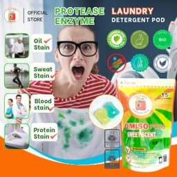 OMISO ENZYMES SWEET 8-IN-1 Biodegradable Laundry Detergent Pod 20gx15pods Super Clean Liquid Detergent Capsules - Thumbnail 1
