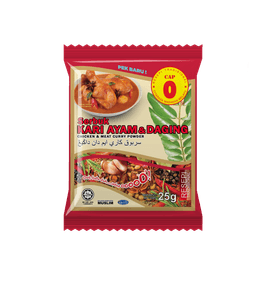 REMPAH KARI CAP O AYAM & DAGING 25g - Thumbnail 1