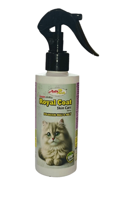 AzfaRich Cat Royal Coat Ubat Kucing Bulu dan Kulit 200ml