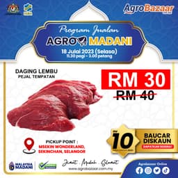 DAGING LEMBU SEGAR - 1KG - Thumbnail 1