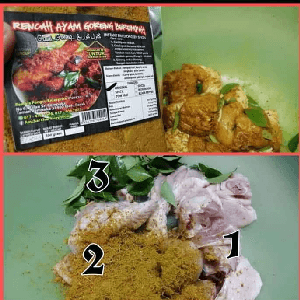 Rencah ayam goreng berempah Segera (self pickup) - Image 1