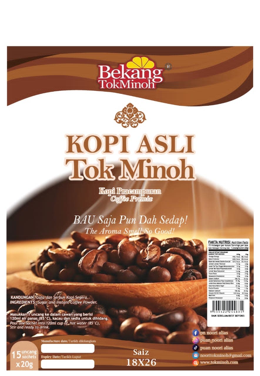 KOPI ASLI 2 IN1 TOK MINOH - Image 1