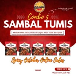 Combo 5 Sambal Tumis Lazat Terciduk - Thumbnail 1