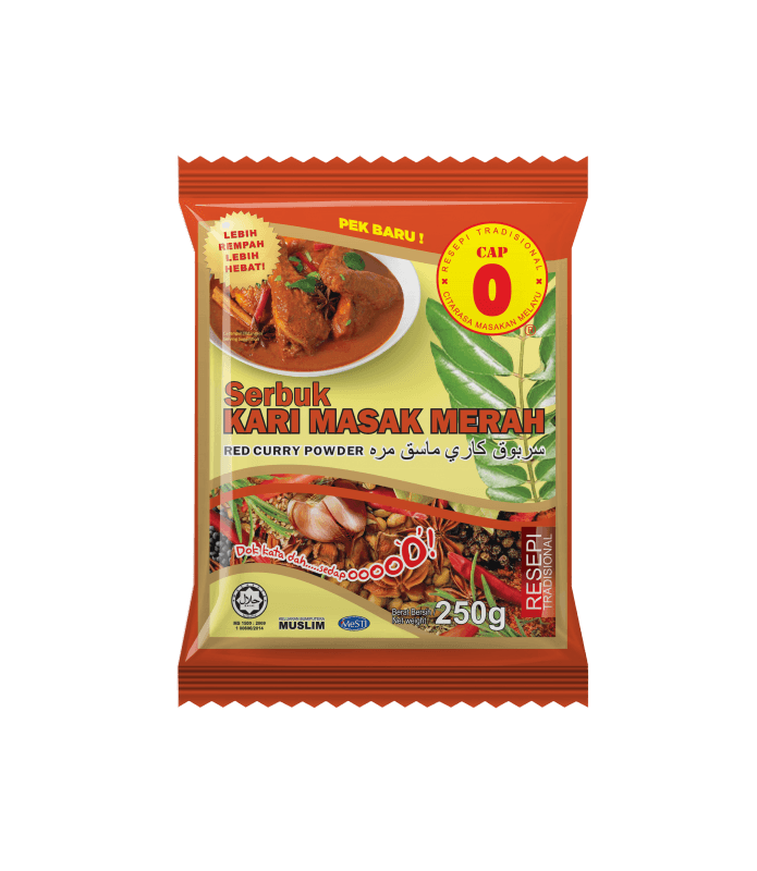 REMPAH KARI CAP O MASAK MERAH 250g - Image 1
