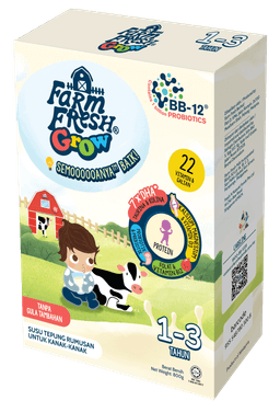 Farm Fresh Grow Powder Milk 1 - 3 800g x 10 sachets - Pack - Thumbnail 2