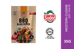 SUDEE BBQ Black Pepper Dry Paste [35g] 3 Pek - Thumbnail 1