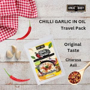 TRAVEL PACK CHILLI GARLIC OIL Original Taste (Citarasa Asli) - Image 1