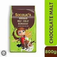 (PICKUP POINT) SOCOLIC'S MINUMAN MALT COKLAT 800G - Image 1