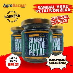 SAMBAL HIJAU PETAI NONREKA: MESTI CUBA: 180G - Thumbnail 1