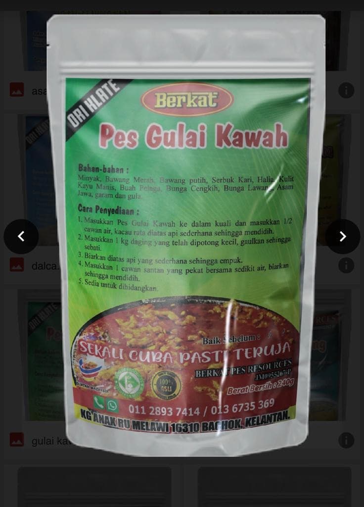 Pes Gulai Kawah