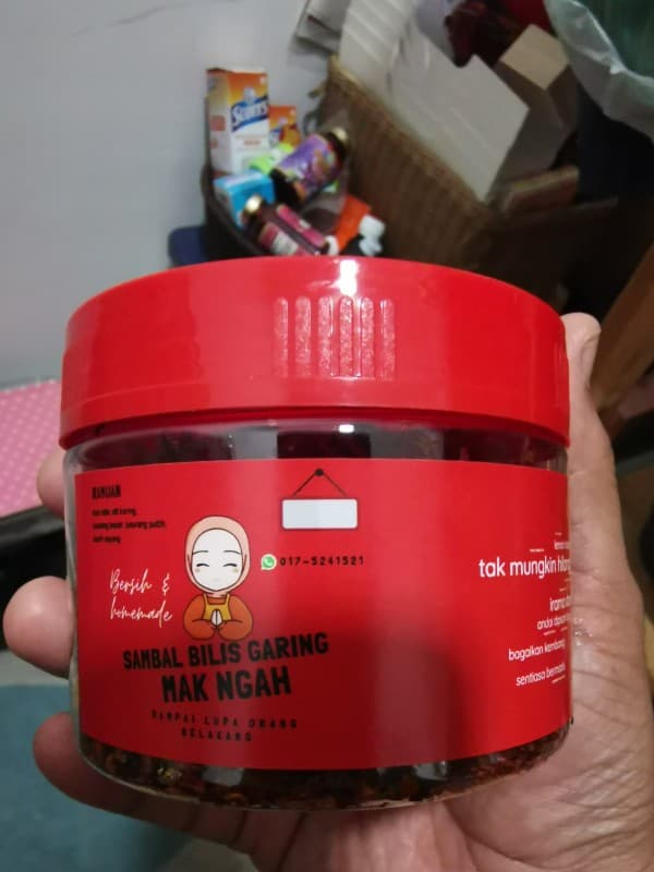Sambal Bilis Garing Mak Ngah - Image 1