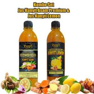 KOMBO JUS KUNYIT ASAM PREMIUM DAN JUS KUNYIT LEMON (PICKUP POINT) - Image 1