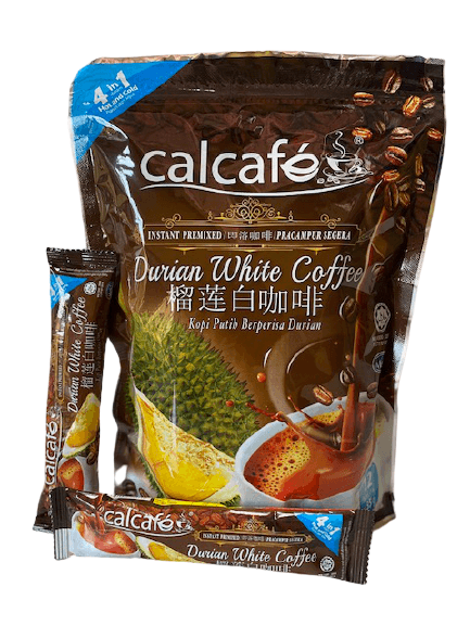 CALCAFE PREMIX 4 IN 1 DURIAN WHITE COFFEE