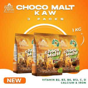 Combo Farm Fresh Choco Malt Powder (KAW) - 1kg x 3pack